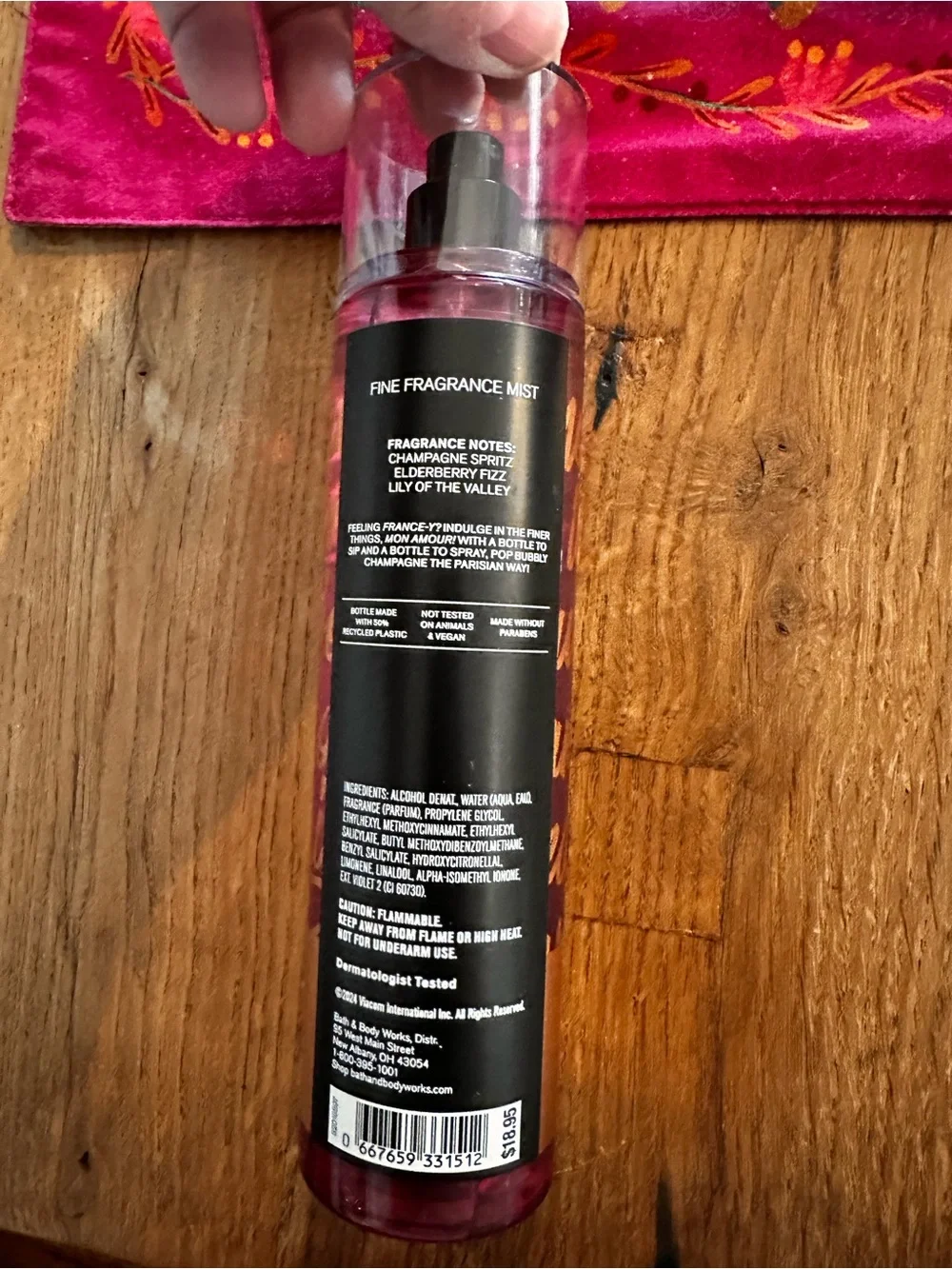 NWT Bath and Body Works Emily in Paris body spray